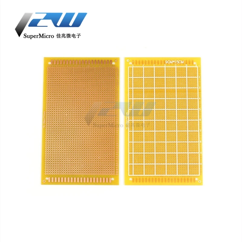 Масляная эпоксидная плата PCB печатная 5*7 7*9 9 9*15 12*18 стекловолоконная