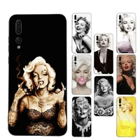 marilyn monroe phone case for huawei p9 p30 lite p30 20 pro p40lite p30 soft silicone capa