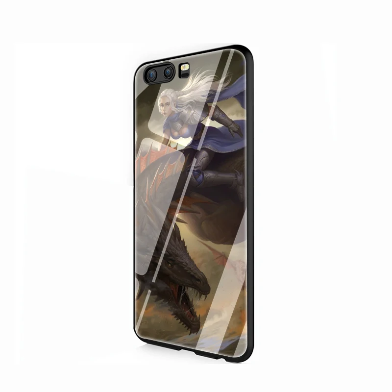 EWAU «Игры престолов» Dracarys телефон из закаленного стекла чехол для Huawei P10 P20 P30 mate 20 Lite pro P Smart Y6 Y9 Honor 8X9 10 - Цвет: G2