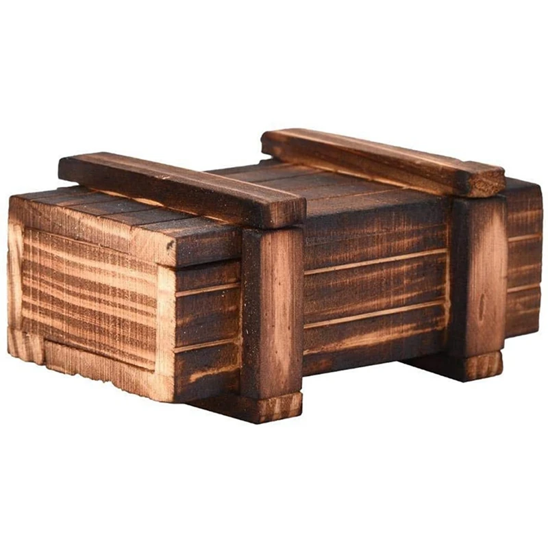 

3Pc Storage Box Decoration Tool for Traxxas Trx4 Axial Scx10 90046 D90 & 1set Oil Drum Luggage Net Wooden Box Decorative