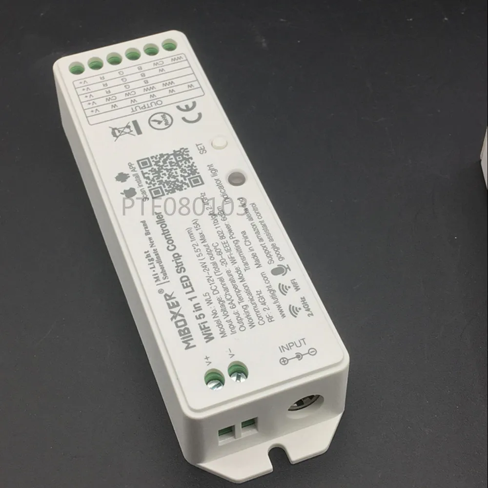 Milight YL5 2 4G 15A 5 в 1 Wi Fi светодиодный контроллер для одного цвета CCT RGB RGBW + полосы