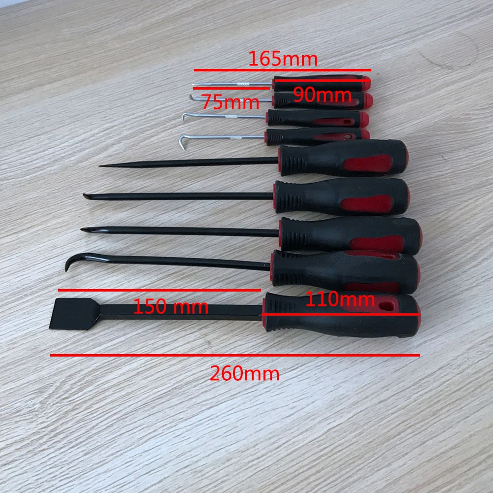 

9 Pcs Repair Hand Scraper Industrial Screwdriver Removal Puller Pick Tool Set Mini Hook Car DIY Home Multifunction Oil Seal