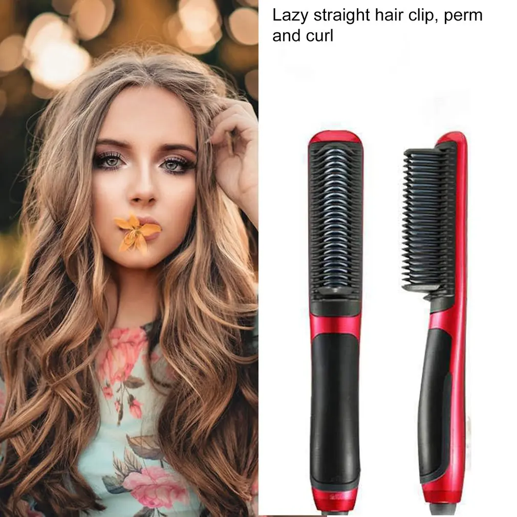 

Multifunctional Hair Straightener Dual-Purpose Straight Hair Comb Curlers Straight Clips Straight Electric Straightener