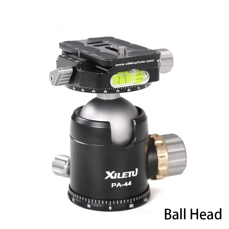 

XILETU PA-44 Professional AluminumTripod Monopod Digital Camera Ball Head