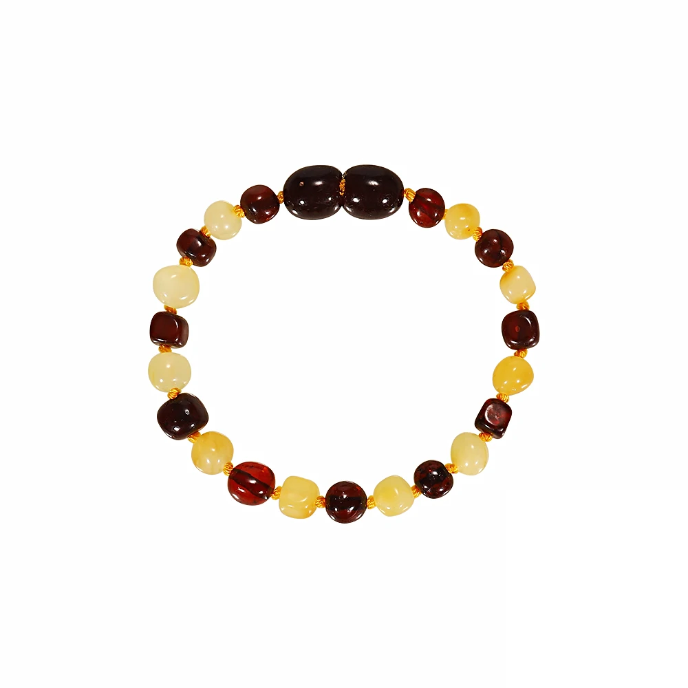 Высококачественное ожерелье HAOHUPO из натурального янтаря с вишней и медом ручной