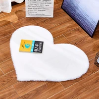 fluffy heart rug carpets for living room decor artificial rabbit hair faux fur rugs room plush rugs for bedroom shaggy area rug