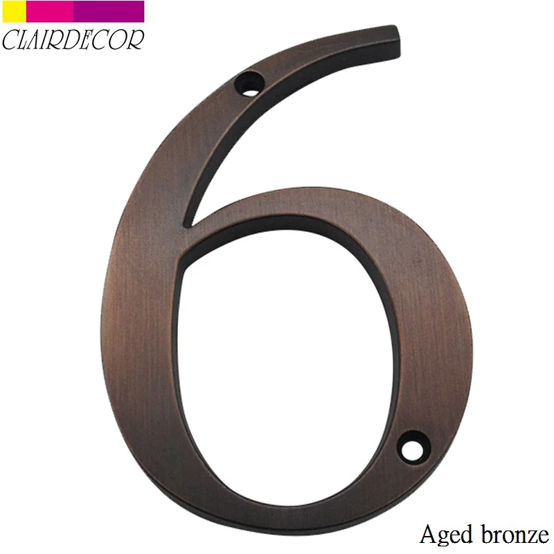 4 в 101 мм номер дома двери цинковый сплав винтовой монтаж уличный адрес знак № 0-9