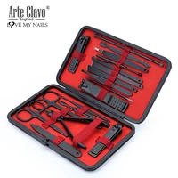 arteclavo professional matt nail cutter manicure portable pedicure nail clipper tool set scissors set stainless steel eagle hook