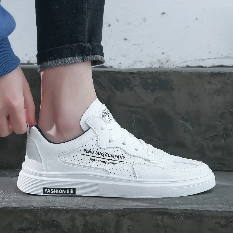 

Spring Autumn White Shoes Men Shoes Men's Casual Shoes Fashion Sneakers Street Cool Man Flat Shoes