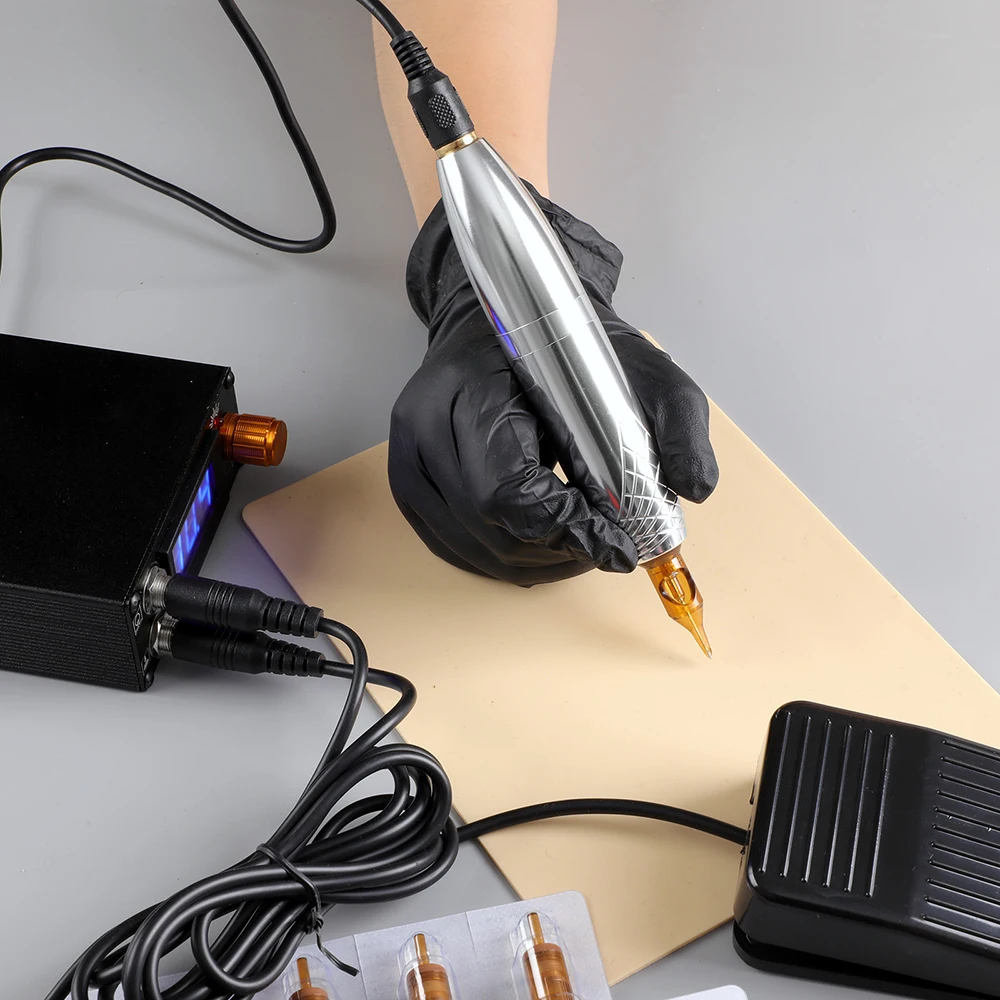 

RCA Koi двигатель Профессиональный HY1006 тату ручка наборы поворотные пистолеты Перманентный макияж машина цветные чернила источник питания ка...
