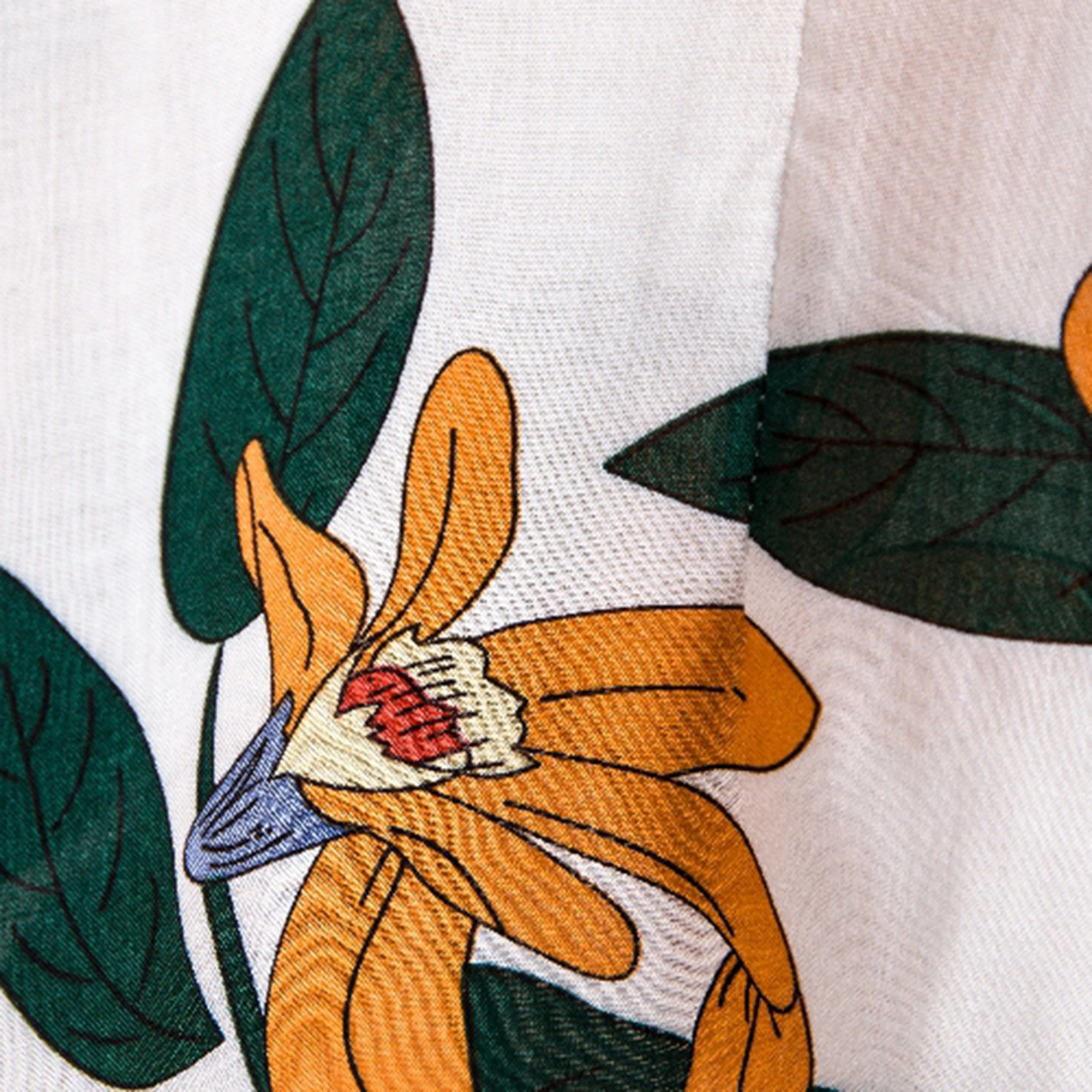 

Men Casual Floral Printed Shirts, Lapel Short Sleeve Buttons Pattern Summer Shirt Tops