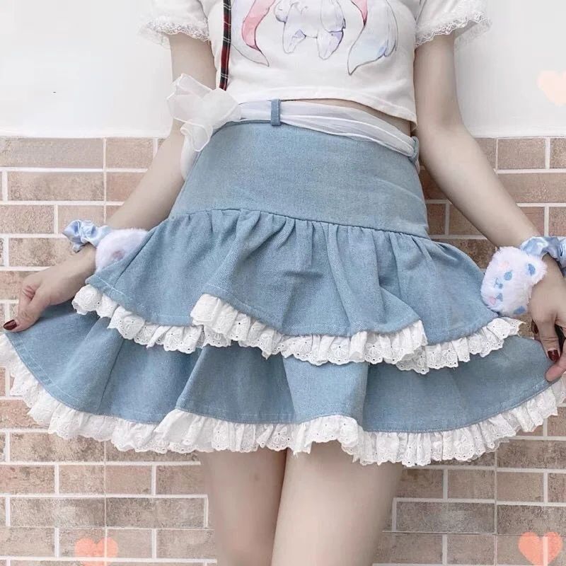 

Женская плиссированная юбка Harajuku, летняя мини-юбка большого размера, в готическом стиле