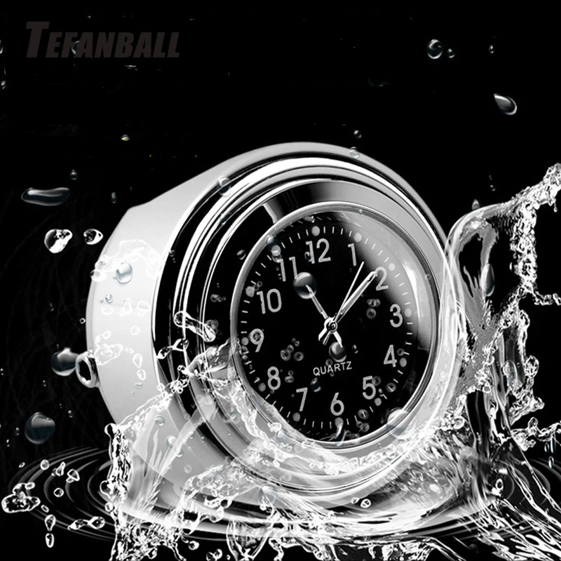 Универсальный светящийся руль для мотоцикла цифровые часы крепление велосипеда