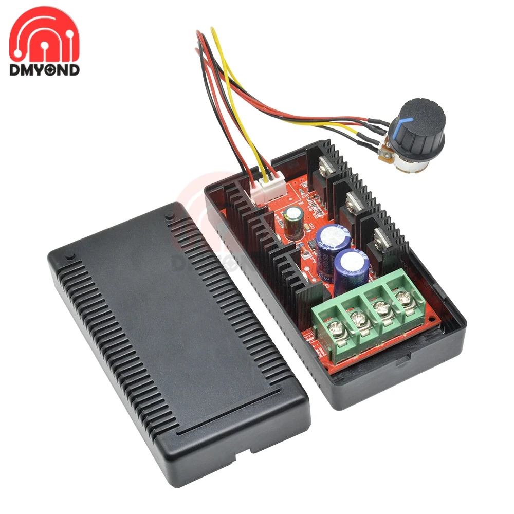 2000W DC 12V 24V 48V MAX 40A контроллер скорости двигателя постоянного тока PWM регулятор