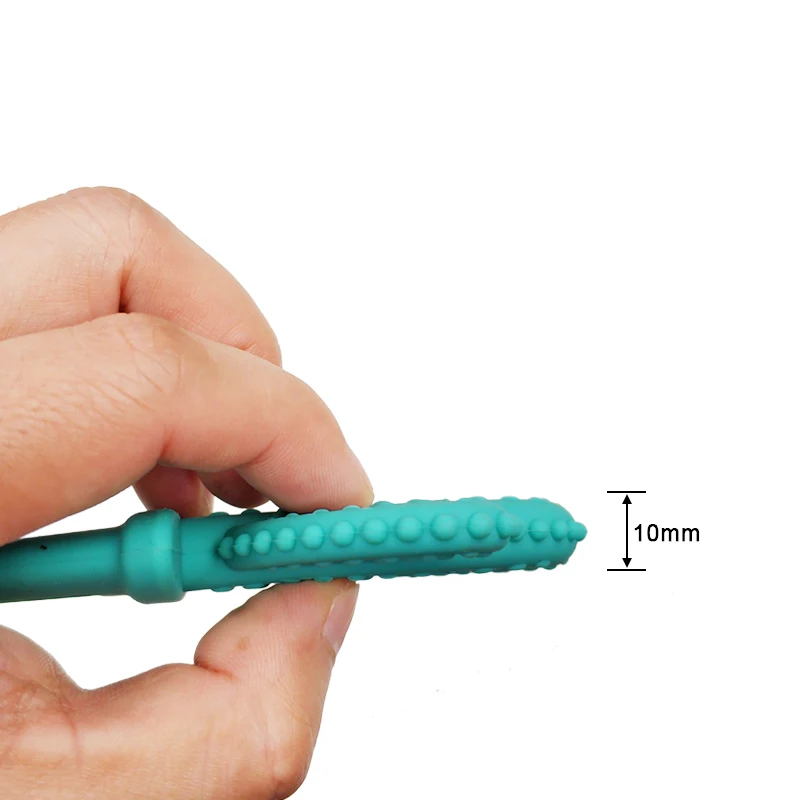 Детский силиконовый Прорезыватель для зубов сделай сам милый однотонный С