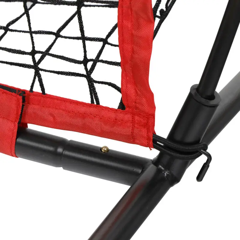 

Portable baseball and softball practice batting 5'x5' training net with carrying bag