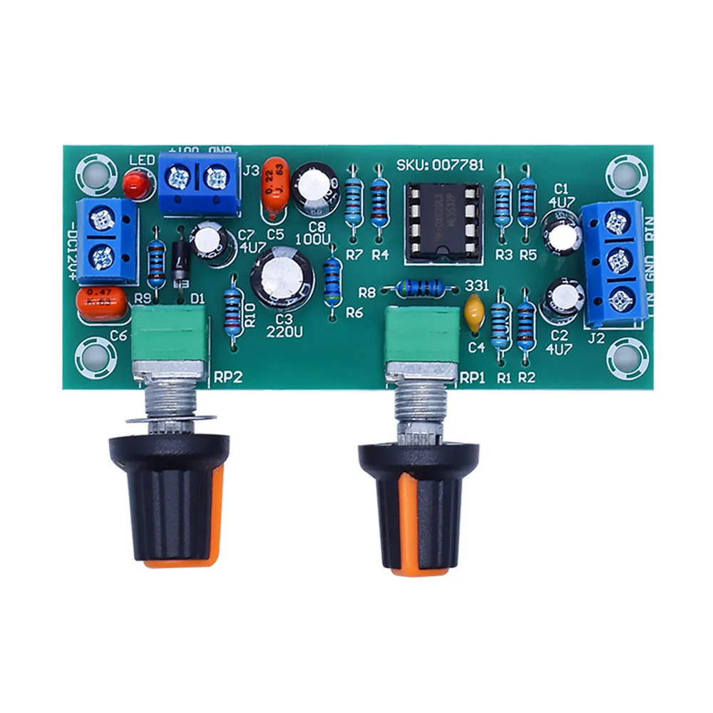 NE5532 DC 10-24V тяжелый сабвуфер Передняя ступенчатая плата HIFI фильтр нижних частот