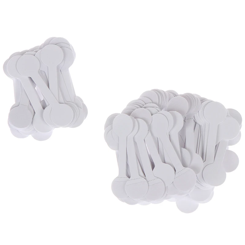 50 шт./100 шт. (белый) ценники-этикетки с подвесным шнурком для обуви/одежды