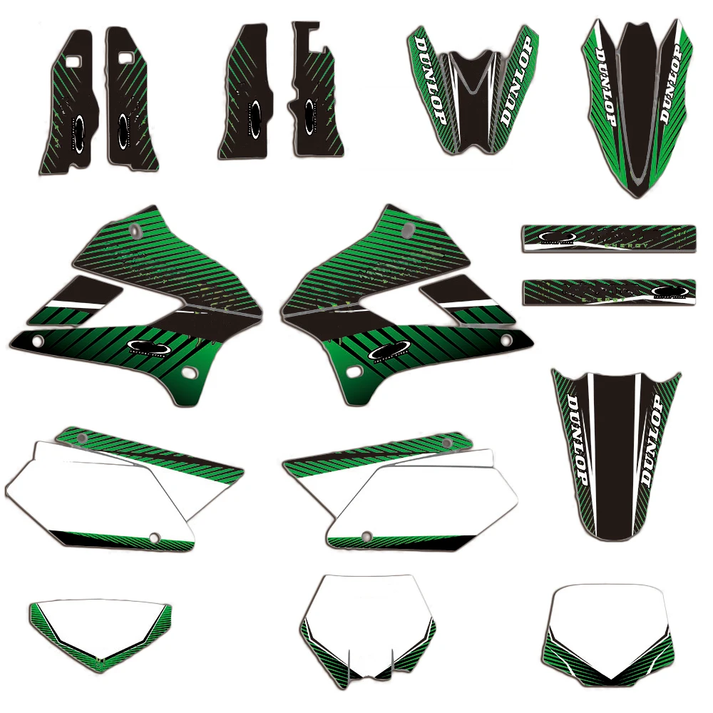 

Наклейка для Kawasaki Ninja KLX250 2008 - 2018 мотоцикл обтекатель графические наклейки KLX 250 2017 2016 2015 2014 2013 2012 2011 2010 2009