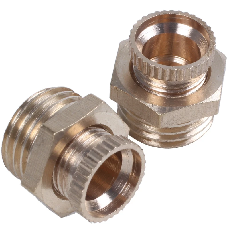 2 x воздушный компрессор 1/4 PT удлинительная резьба металлический сливной клапан