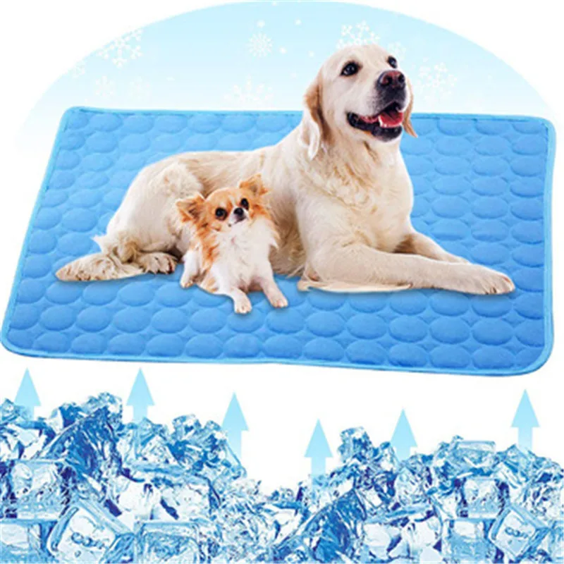 

Pet Cooling Mats Portable Summer Ice Soft Blanket Cat Bed Pad Sofa Cushion Dog Sleeping Accessories Pet Supplies