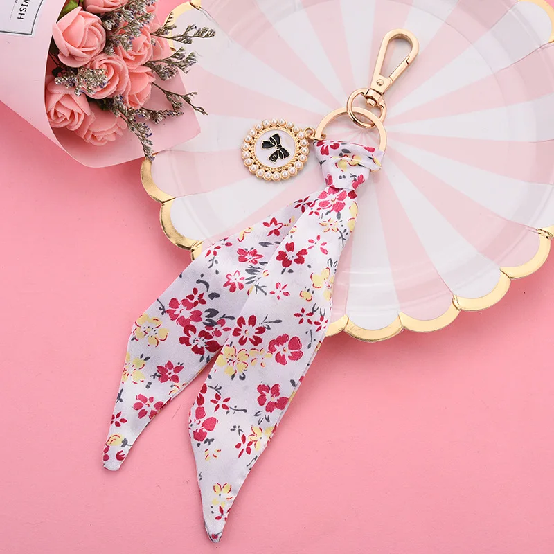 

High Quality Fashion Women Tassels keychain letter ribbon hand rope pendant car Key Chain Party gift Key Ring Jewelry Best