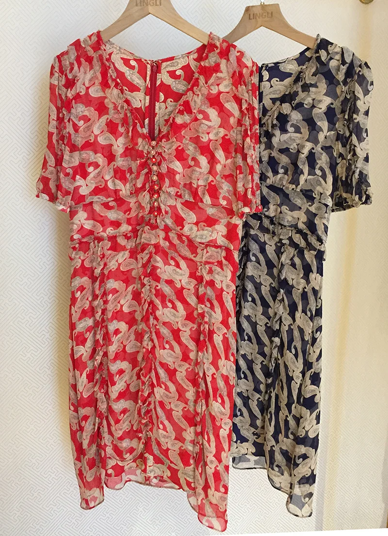 

Платье женское с V-образным вырезом, модное повседневное свободное мини-платье в стиле ретро, весна-лето 2020