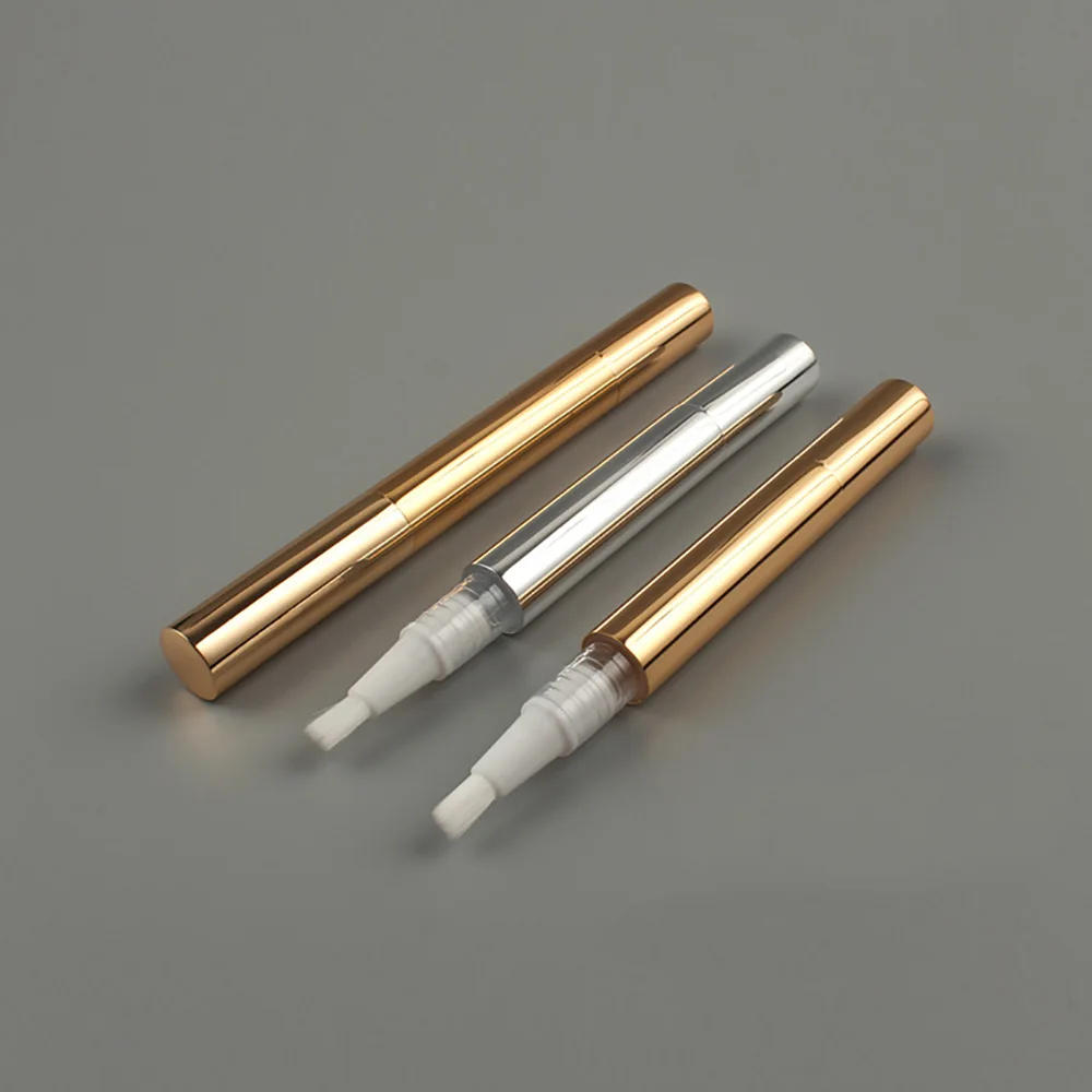 

5 Pcs 3 Ml Twist Pens Cosmetic Lip Gloss Container Empty Nail Oil Pen With Brush Tip Cosmetic Lip Gloss Container Applicators