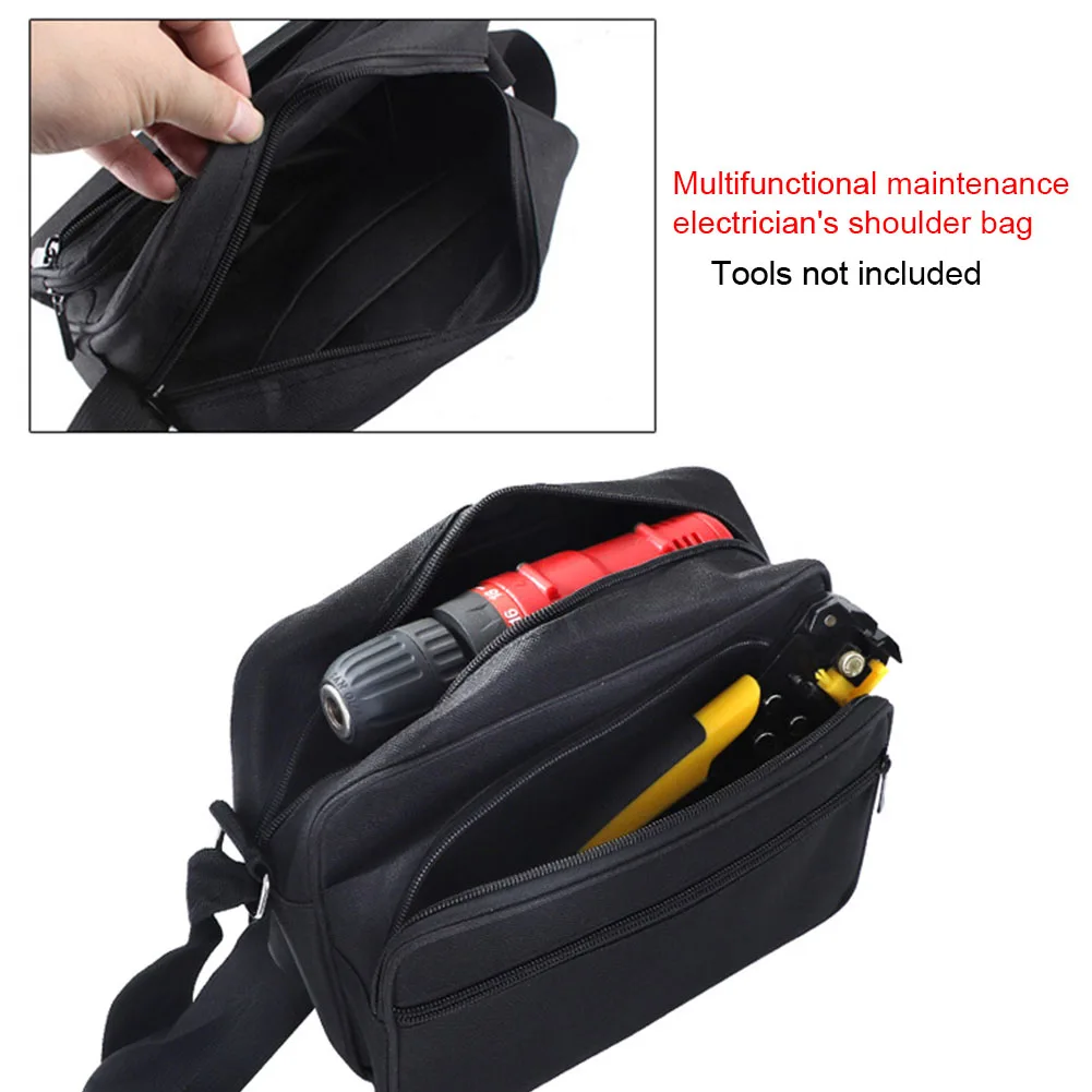 

Large Capacity Single Shoulder Wear Resistant Storage Pouch Repair Carpentry Organizer Electrician Tool Bag Thickened Canvas
