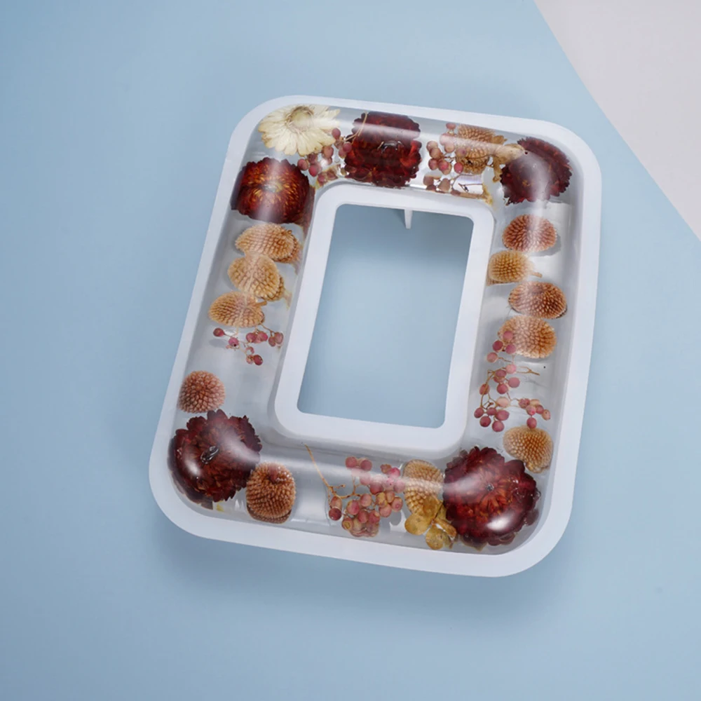 DIY фоторамка из смолы прессформы кристаллическая эпоксидная форма маятниковое