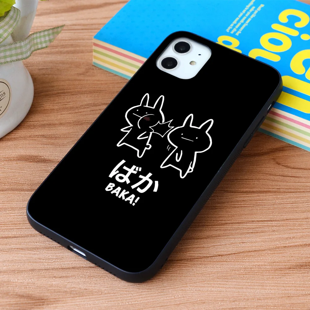 Мягкий чехол из ТПУ для iPhone Baka аниме и Otaku|Бамперы| |