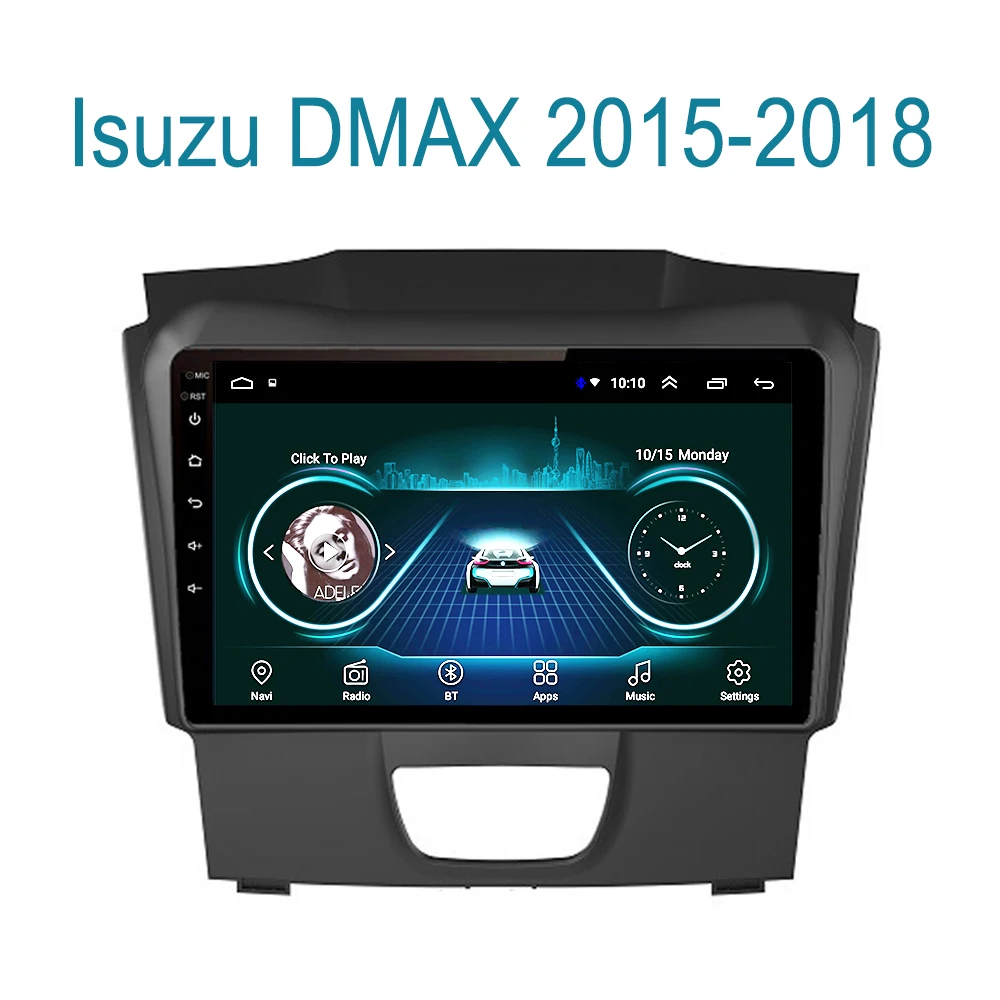 Автомагнитола для Isuzu DMAX 2015 2018 автомобильный DVD мультимедийный плеер 1 DIN Android 8 9