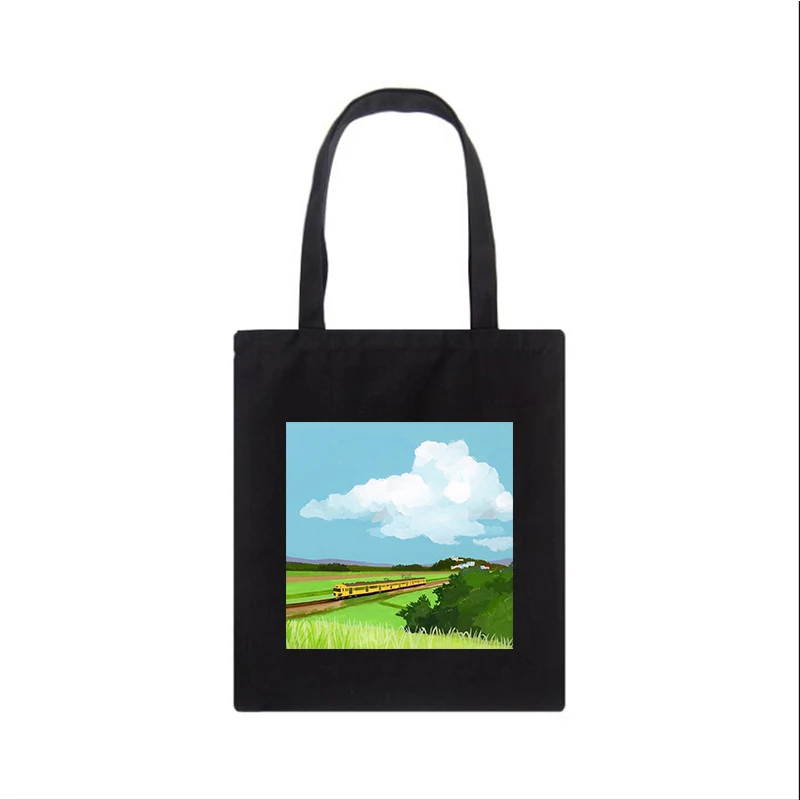 Холщовые сумки на плечо ins для женщин повседневные вместительные холщовые