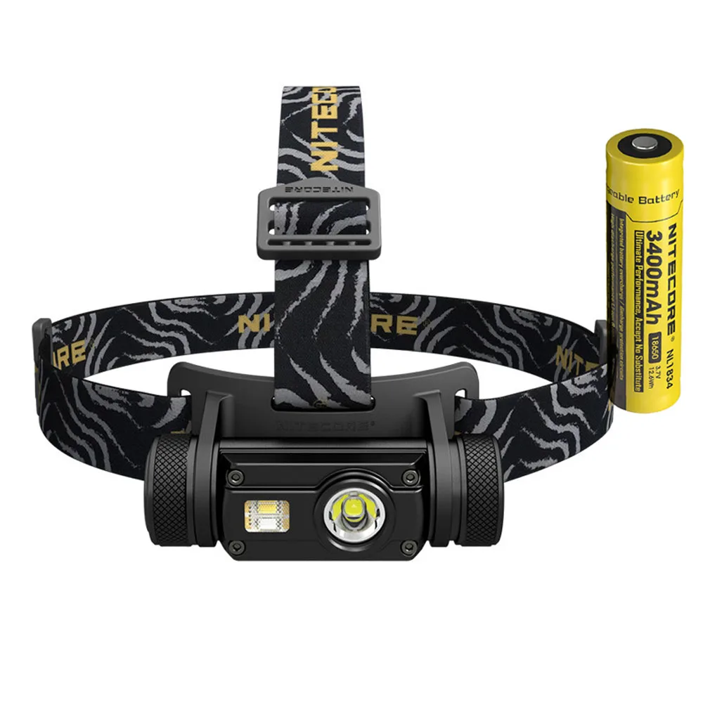 HC65 NL1834 NITECORE HC65 USB Перезаряжаемый налобный фонарь CREE XM-L2 U2 max 1000 люмен дальность луча 110 м наружная фара для велосипеда - Испускаемый цвет: HC65 NL1834