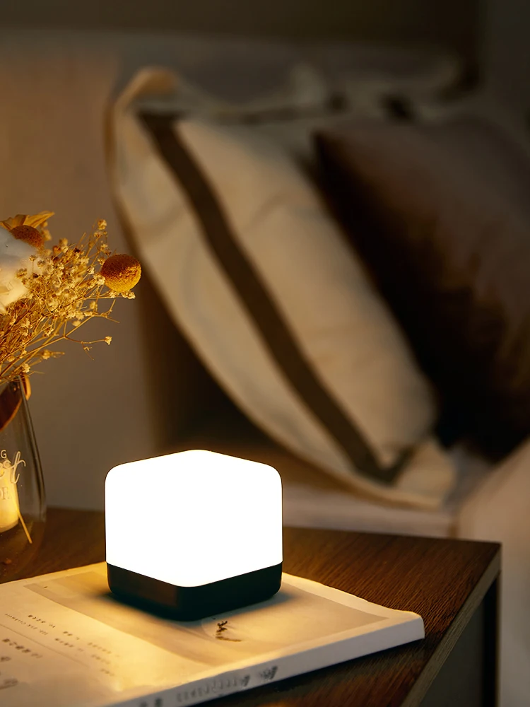 Забавный флип-светильник с таймером умный заряжаемый светодиодный ночник для