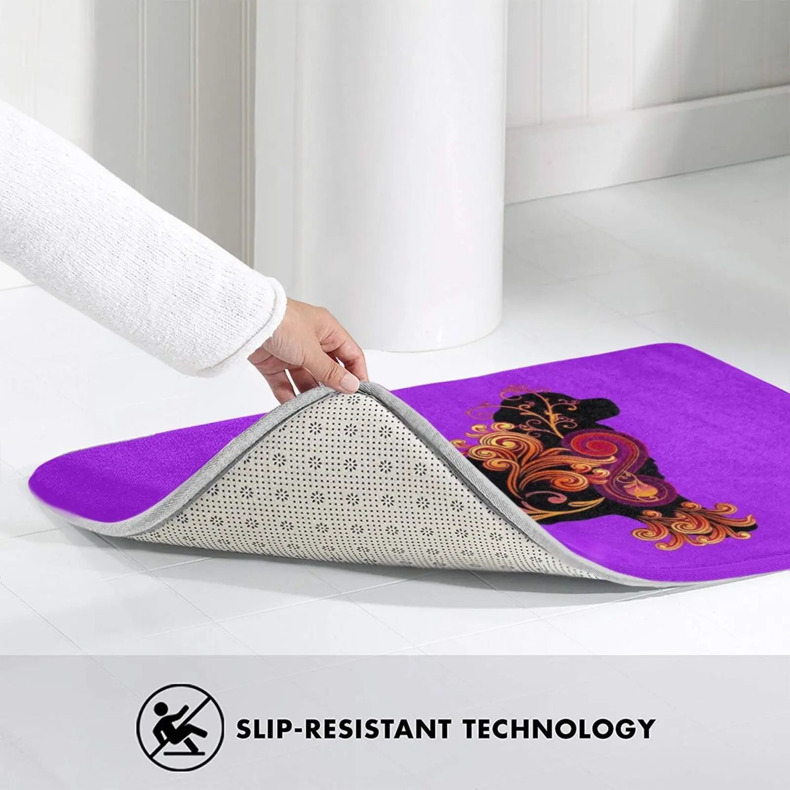 Необычный коврик для леди ковер противоскользящие напольные коврики спальни Newf