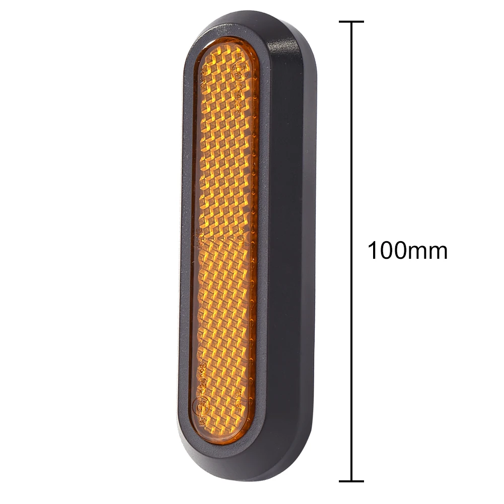 

2pcs Safety Reflective Rear Wheel Hub Cover Protective Back Shell for Xiaomi Mi Electric Scooter Pro 2 Accessories
