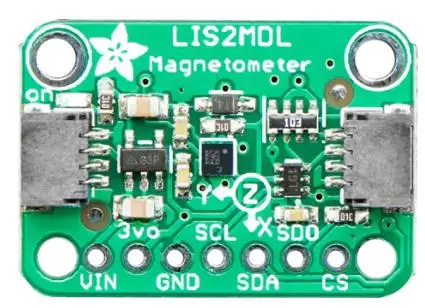 

Spot 4488 Triple - axis Magnetometer - LIS2MDL three-axis magnetic sensor