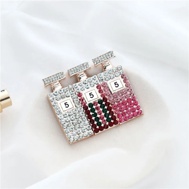 

Flasche Anzahl 5 Brosche Frauen Hochzeit Farbe Strass Kleidung Pin Brosche Zubehr