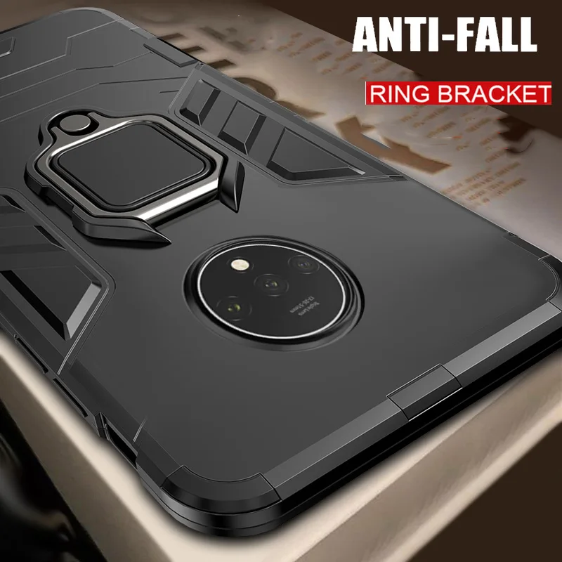 Чехол-бампер для oneplus 7T pro Чехол магнитный автомобильный держатель Анти-осенний