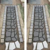 hot sale floor path maker mould concrete mold reusable diy paving durable for garden lawn dropshipping