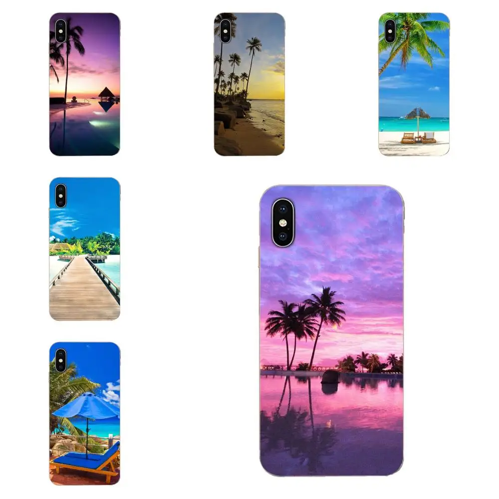 Летняя Пляжная сцена на закате море для Huawei Honor Mate Nova Note 20 20s 30 5 5I 5T 6 7I 7C 8A 8X 9X 10 Pro Lite