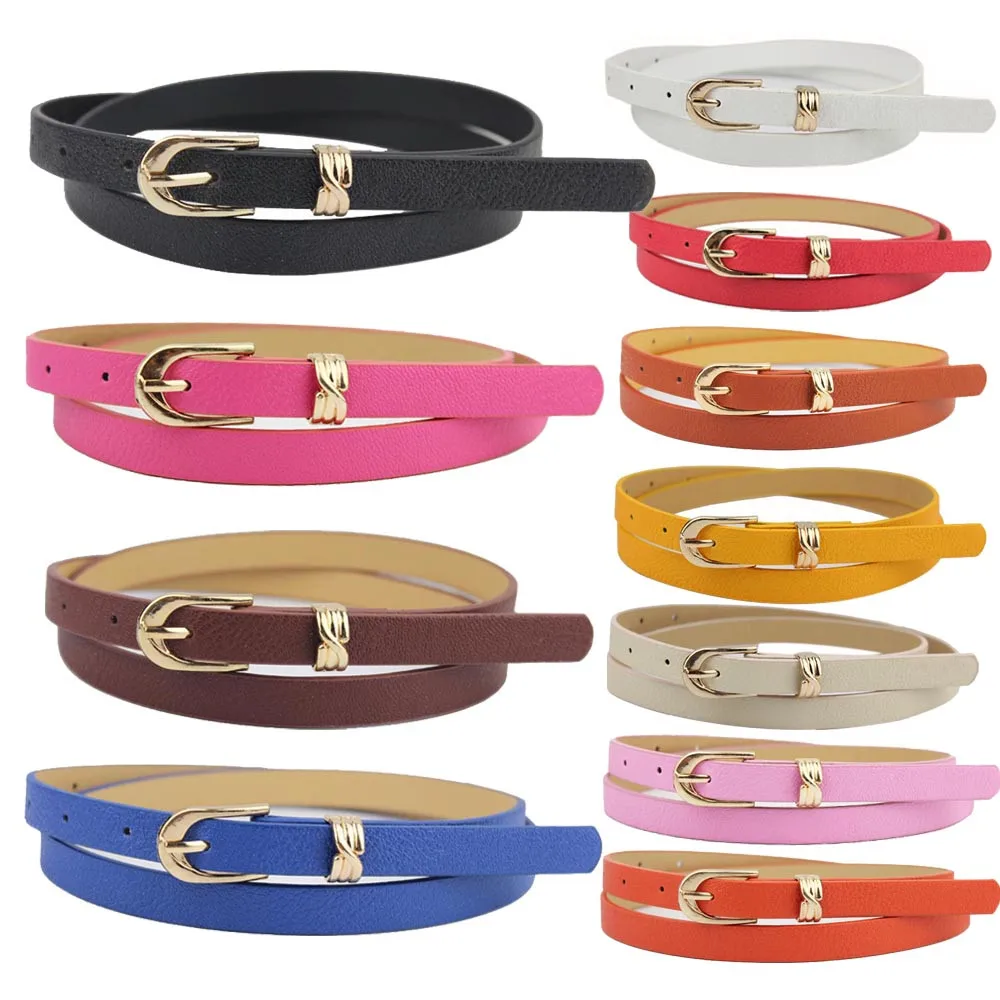 

Elegant Women Belt Candy Color Leather Waistband Dress Jeans Apparel Accessories Waist Belt Strap Female Ladies Waistband
