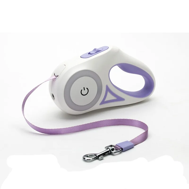 

New Arrival 3M Pet Retractable Leash With Light Retractable Durable Dog Rope Outdoor Pet Walking Leash Extending Nylon Puppy 3M