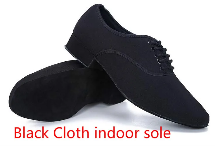 cloth soft sole Мужская обувь для латинских бальных танцев, оксфорды, 3 см, низкий каблук, Chacha, обувь для современных танцев размера плюс, обувь для танго, бальных танцев, кроссовки - Цвет: cloth soft sole