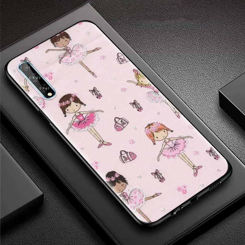 

Ballerina Girl Dance Shoes Phone Case for Huawei Y9 Prime Y9a Y8p Y8s Y7 Y7a Y6 Y6s Y5 Y5p 2019 Soft Silicone Back Cover Coque