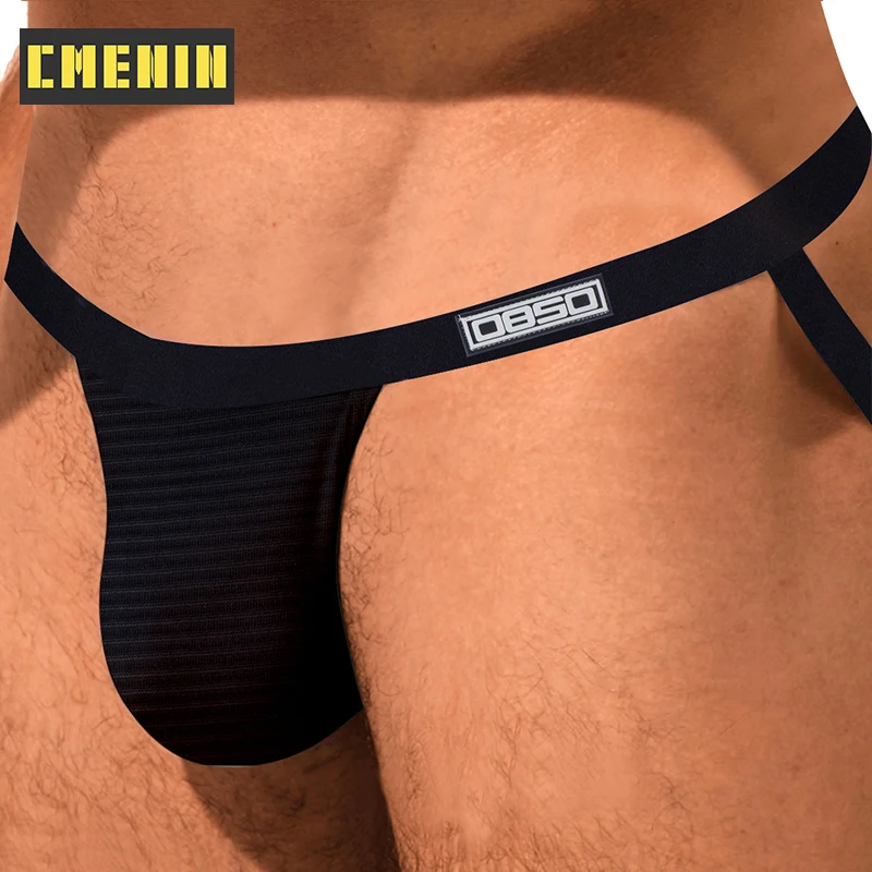

Popular Cotton Stripe Underpants Gay Men Sexy Man's Underwear Thong Men Jockstrap Comfortable Men's thong And G strings Cueca