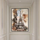 Картины для оформления стен, декор для гостиной в Париже