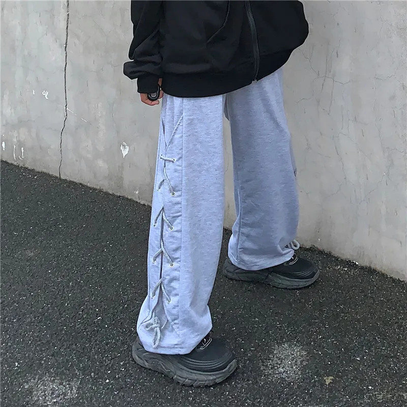 

GOOHOJIO 2021 New Spring Autumn Casual Trousers Black Solid Color Pants for Women Loose Versatile Fashionable Cool Women Pant
