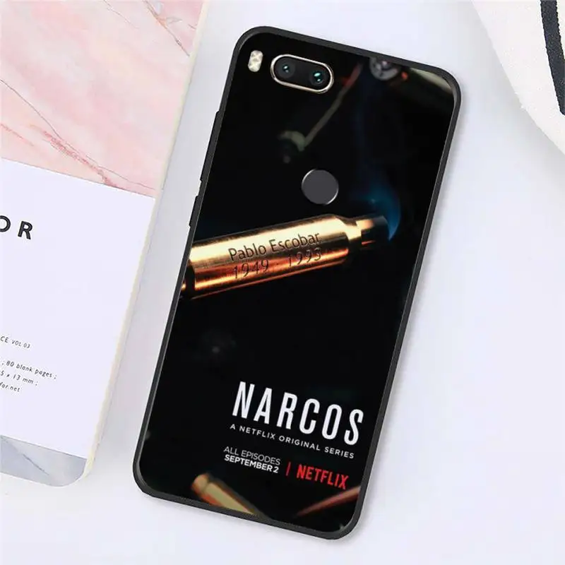 

Narcos TV series Phone Case For Xiaomi Redmi note 7 8 9 t max3 s 10 pro lite Luxury brand shell funda coque